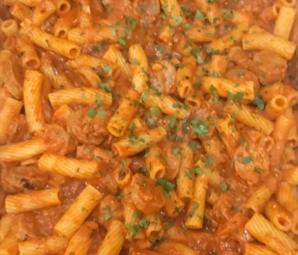 Rigatoni in Vodka Sauce